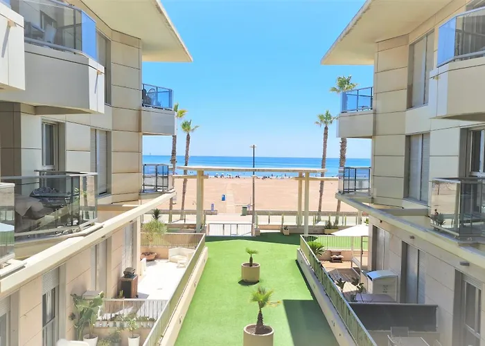 Beach Valencia Luxury A40-28 Apartment With Terrace And Sea Views